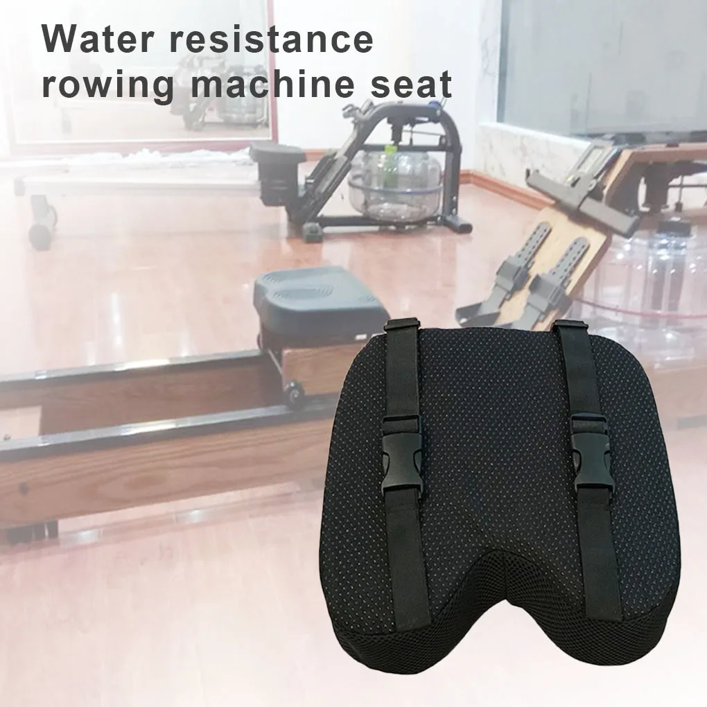 

Rowing Machine Seat Cushion with Straps Workout Lightweight Good Elasticity Safe Seat Mats Pads for Exercise Children