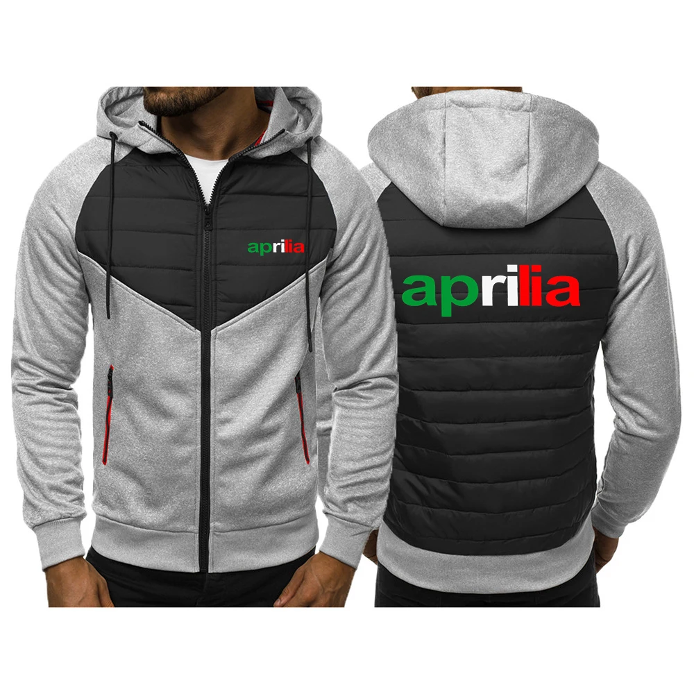 Мотоциклетная куртка Aprilia новинка 2022 года на молнии с капюшоном хлопковое пальто