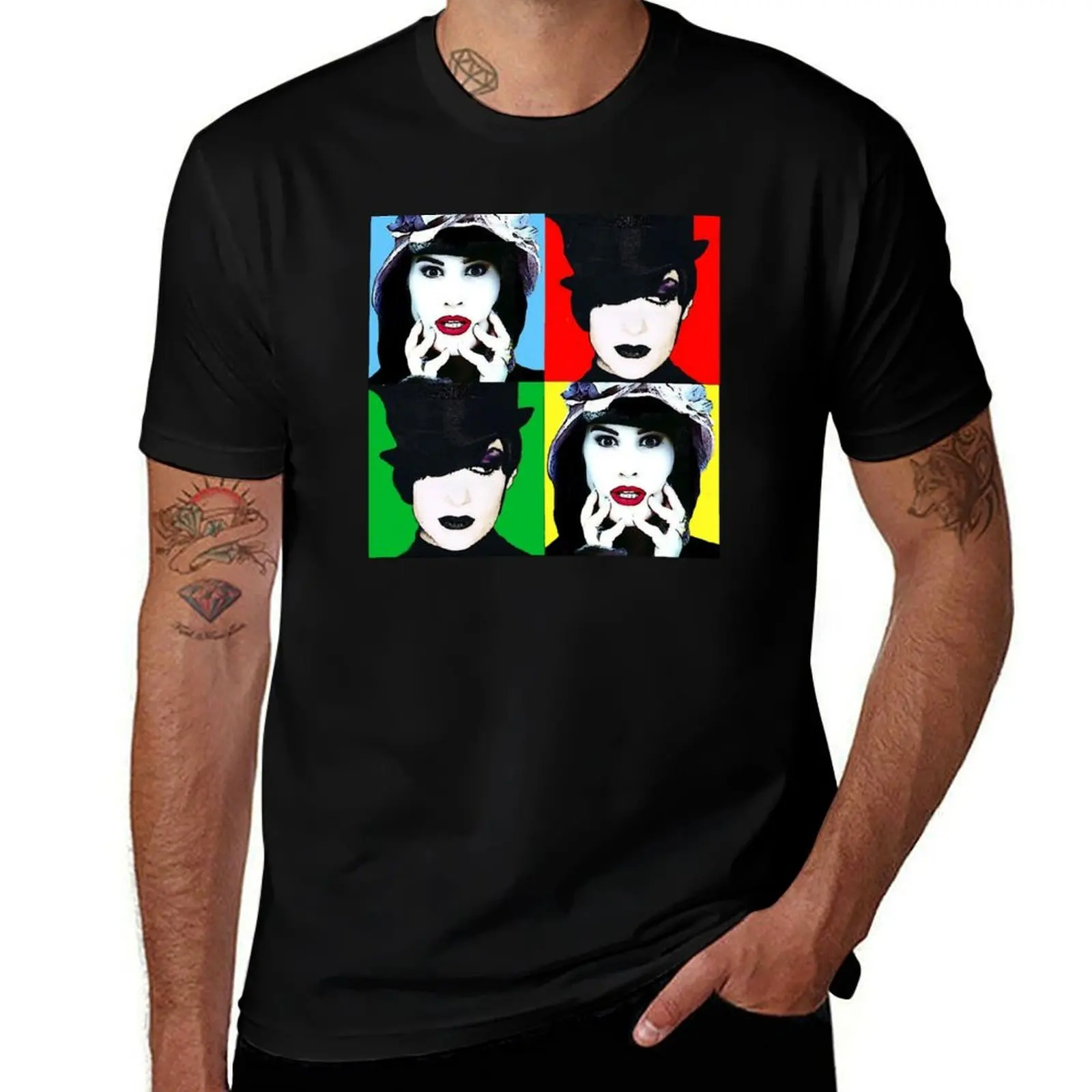 Фото Футболка Shakespears Sister, рабочая одежда, простая футболка. №1