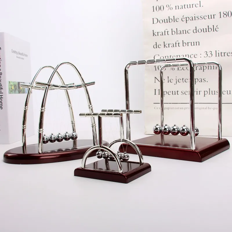 

Newton Cradle Balance Balls Perpetual Motion Collision Ball Physics Science Pendulum Toy Christmas New Year Gift Home Decoration