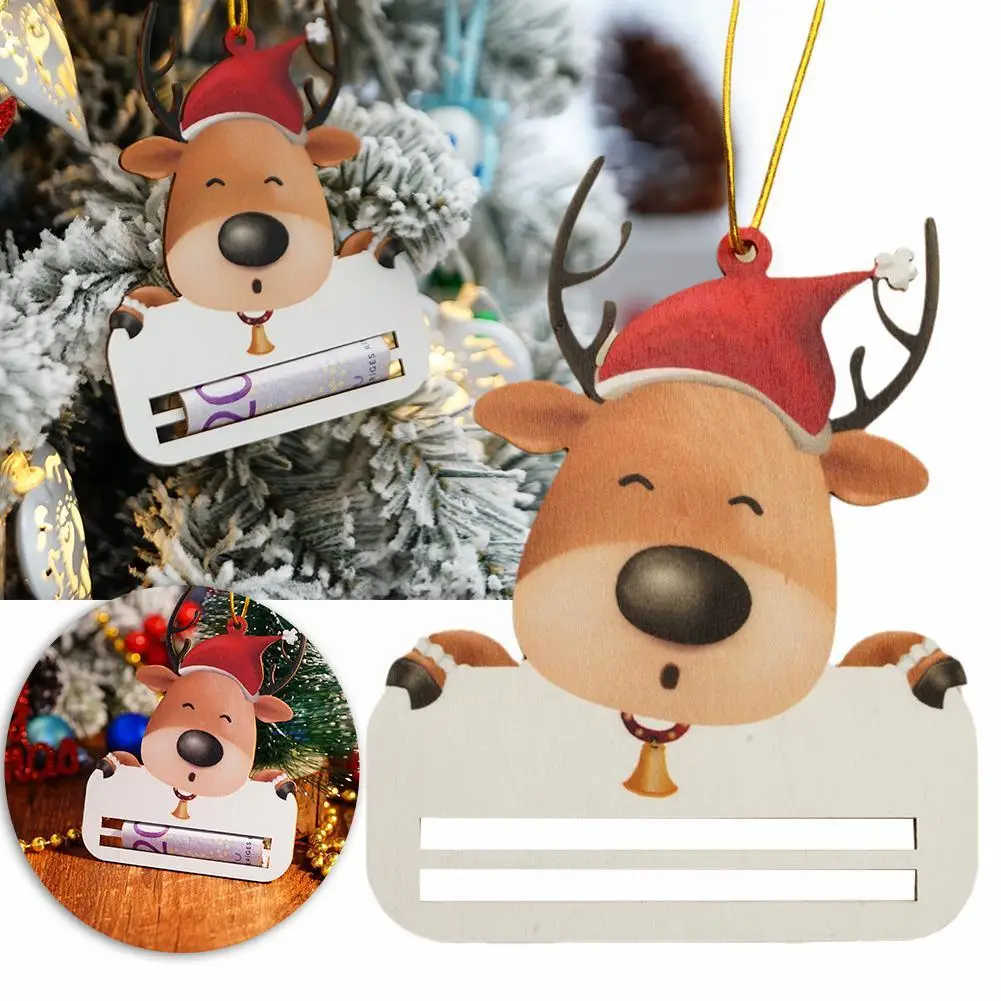 

Уникальный рождественский держатель для денег, оригинальное украшение для бумажника в виде елки, фотография Рождества, F6M7