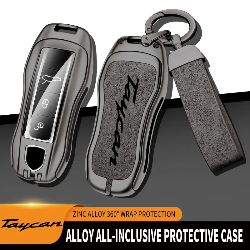 

Car-Style Car Key Case For Porsche Taycan Remote Control Protector For Porsche Taycan 4S GTS Car Key Cover Car Accessories