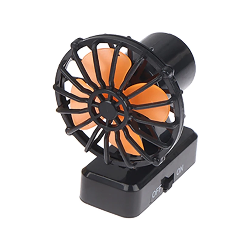 

1:12 Dollhouse Miniature Appliances Furniture Fan Model Desktop Electric Fan Rotatable Simulation Dollhome Decor Toy