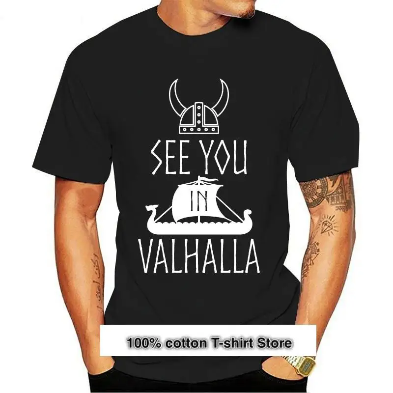 

Camiseta vikinga TIDA para hombre, camisa de программатор Tv de vikingos, Show Norsemen, ropa de Street a la moda