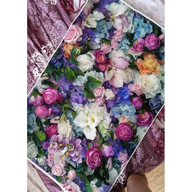 Photorealistic Fabric Photography Backdrops Props Flower Board Landscape Children's Birthday Photo Studio Background ZHDT-20