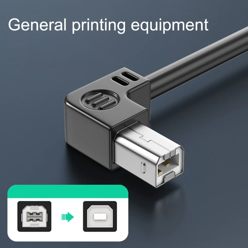 Кабель-сканер принтера USB 2.0 от A до B с позолоченными контактами увеличенная длина