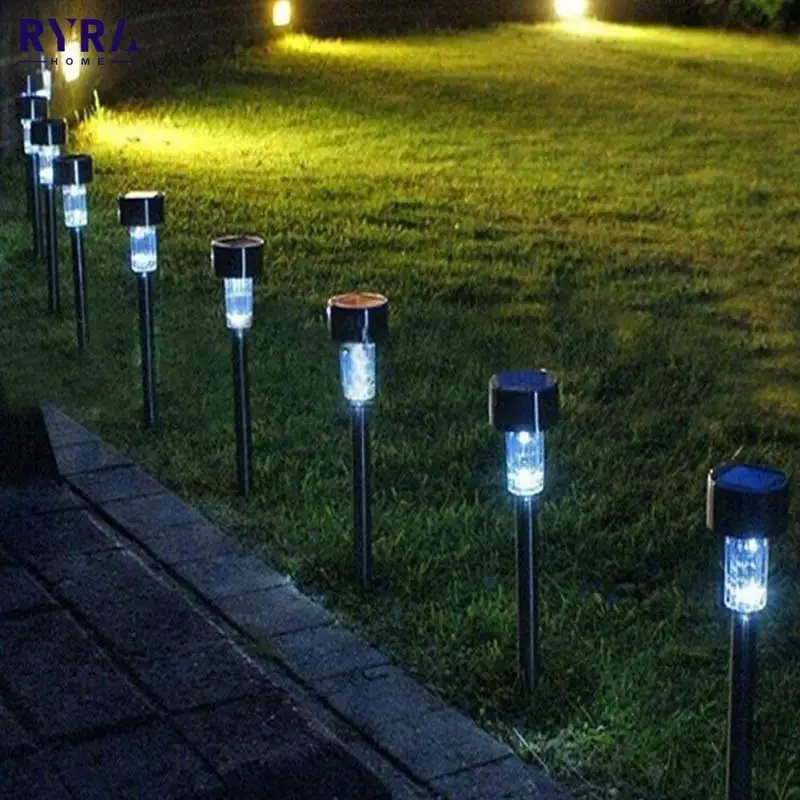 

Уличные светодиодные лампы на солнечной батарее, напольные водонепроницасветодиодный дорожные светильники для сада, ландшафта, двора, вну...