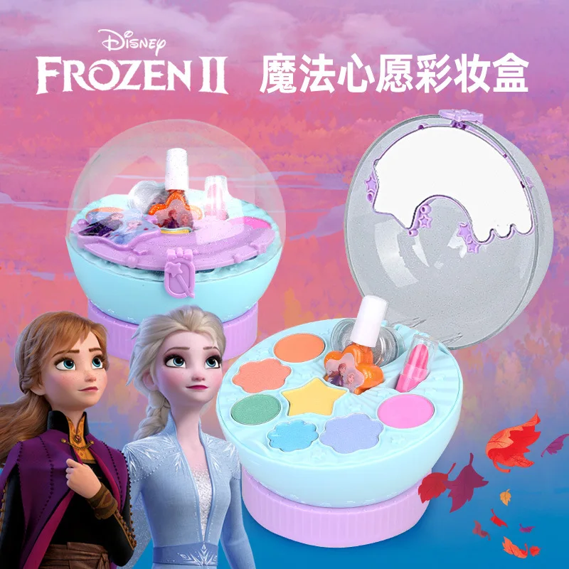 

Набор косметики Disney для девочек, замок для макияжа, игрушки для девочек от 3 до 6 лет, коробка для макияжа