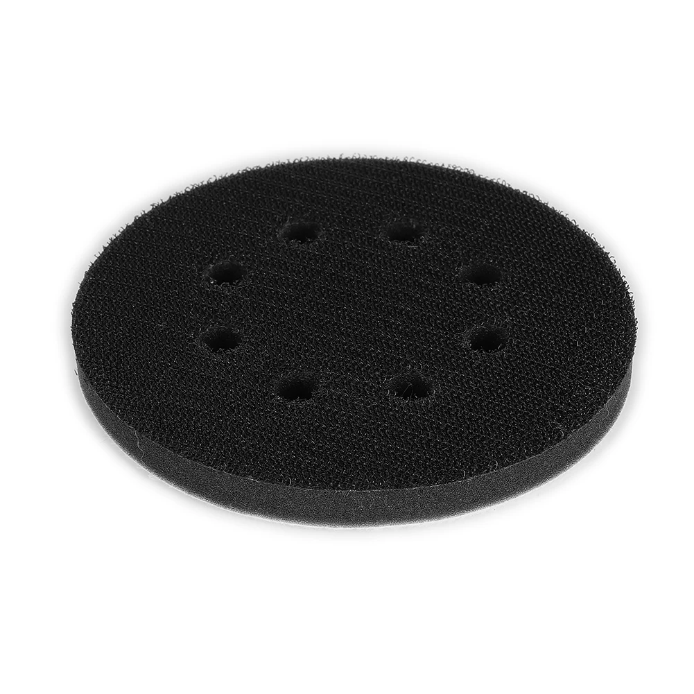 

2PCS 5Inch Soft Sponge Interface Pad 125mm 8-Hole Backing Pads For Sanding Pads Hook&Loop Face Sanding Discs Abrasive Tools