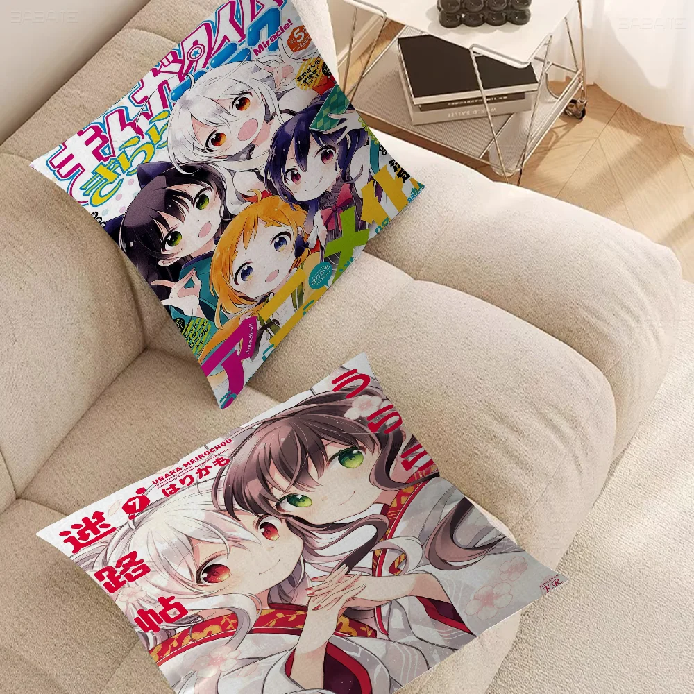 Urara Meirocho Personalized picture text home decorative pillows Household Gifts 45x45cm