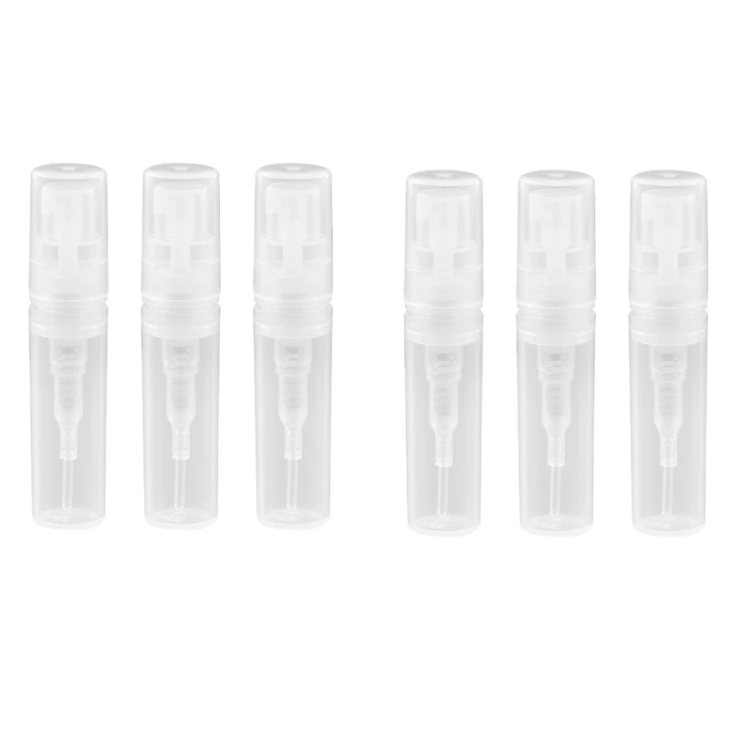 

400Pcs/Lot 2ML Transparent Spray Bottle Cosmetic Packing Atomizer Perfume Bottles Atomizing Spray Liquid Container