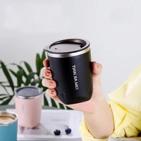 thermal mug 300ml stainless steel thermos for tea coffee water bottle vacuum insulated leakproof with lids drinkware