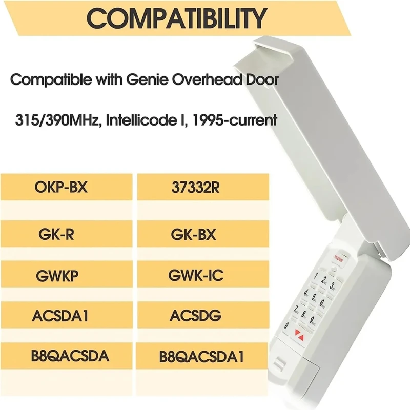 Беспроводное универсальное устройство открывания гаражных ворот пульт