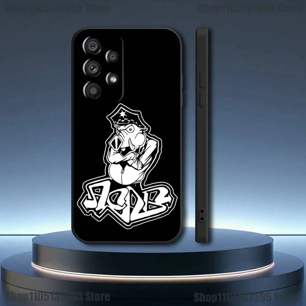 Фото Чехол для телефона Ultras Acab для Samsung Galaxy A73,31,32,72,41,53,52,71,22,5G, Note,J7,8,9 Soft Black Cover №3