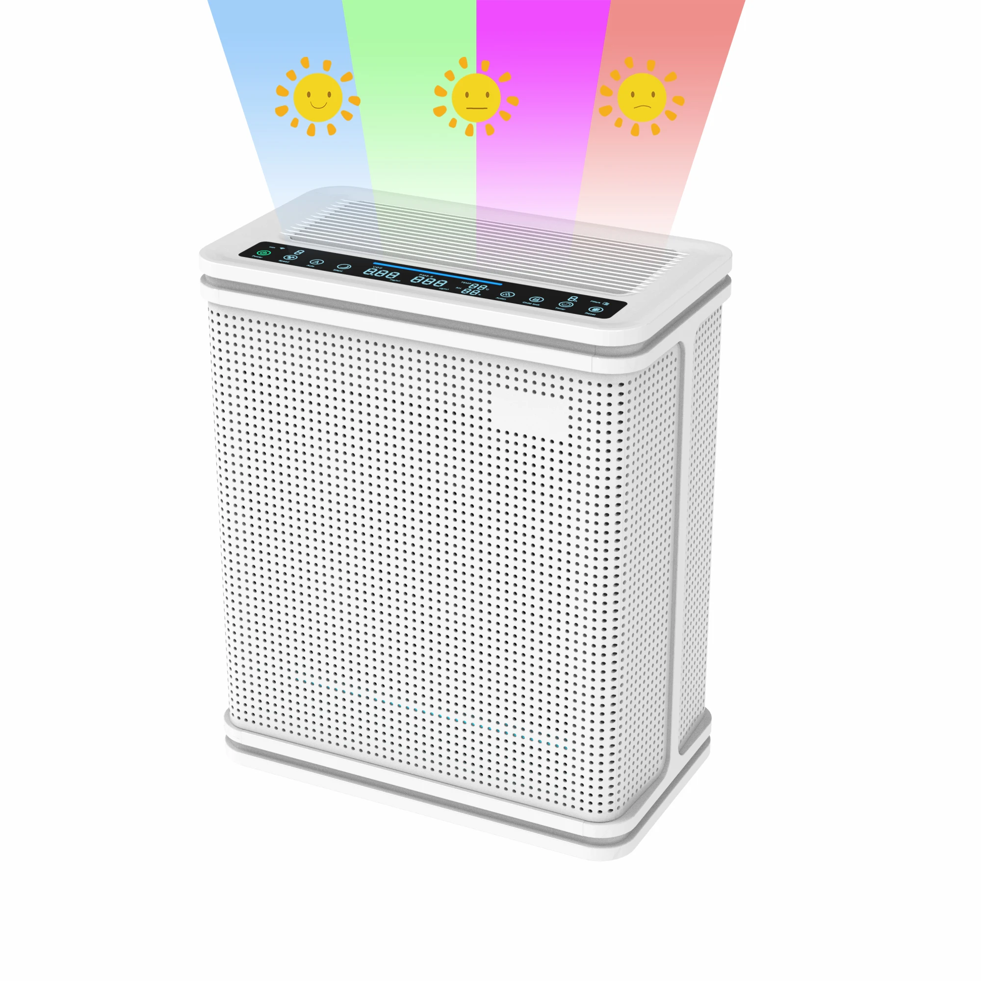 

Home using hepa and carbon uv lights smart portable airfilter