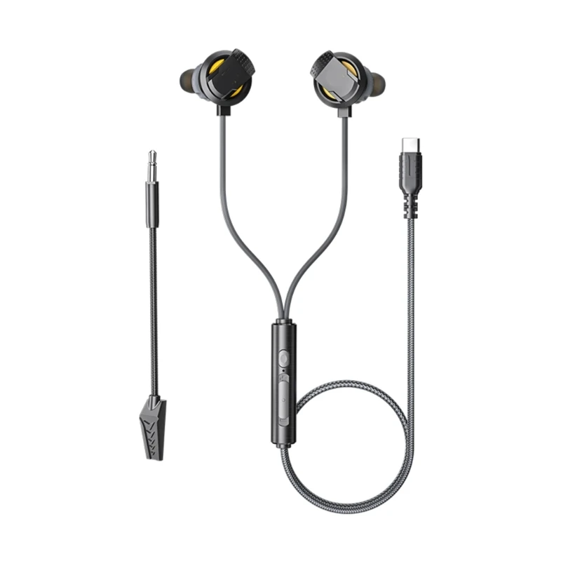 Игровые наушники RX5 с гибким микрофоном на штанге. Съемные дизайнерские