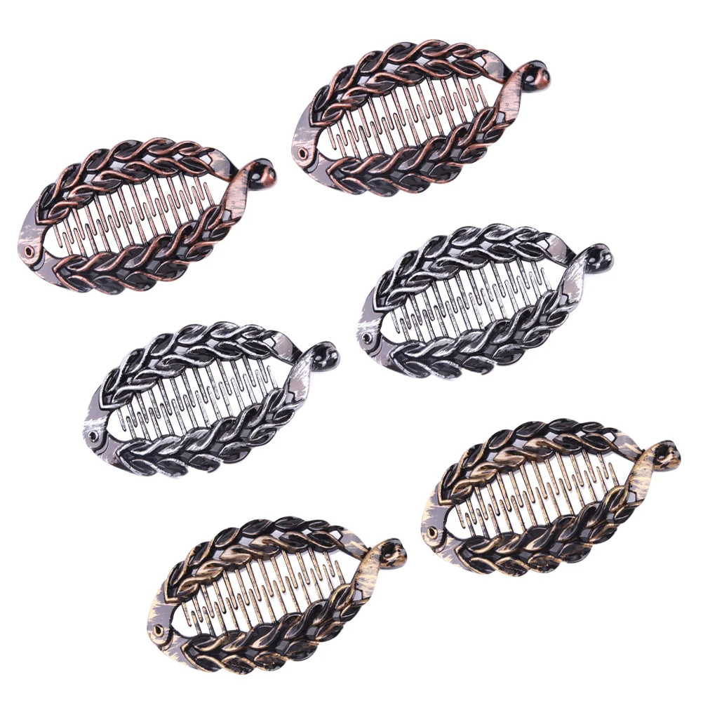 

Clip Banana Hair Ponytail Clips Round Grips Comb Resin Holder Fancy French Fishtail Fine 80S Thick Clamp