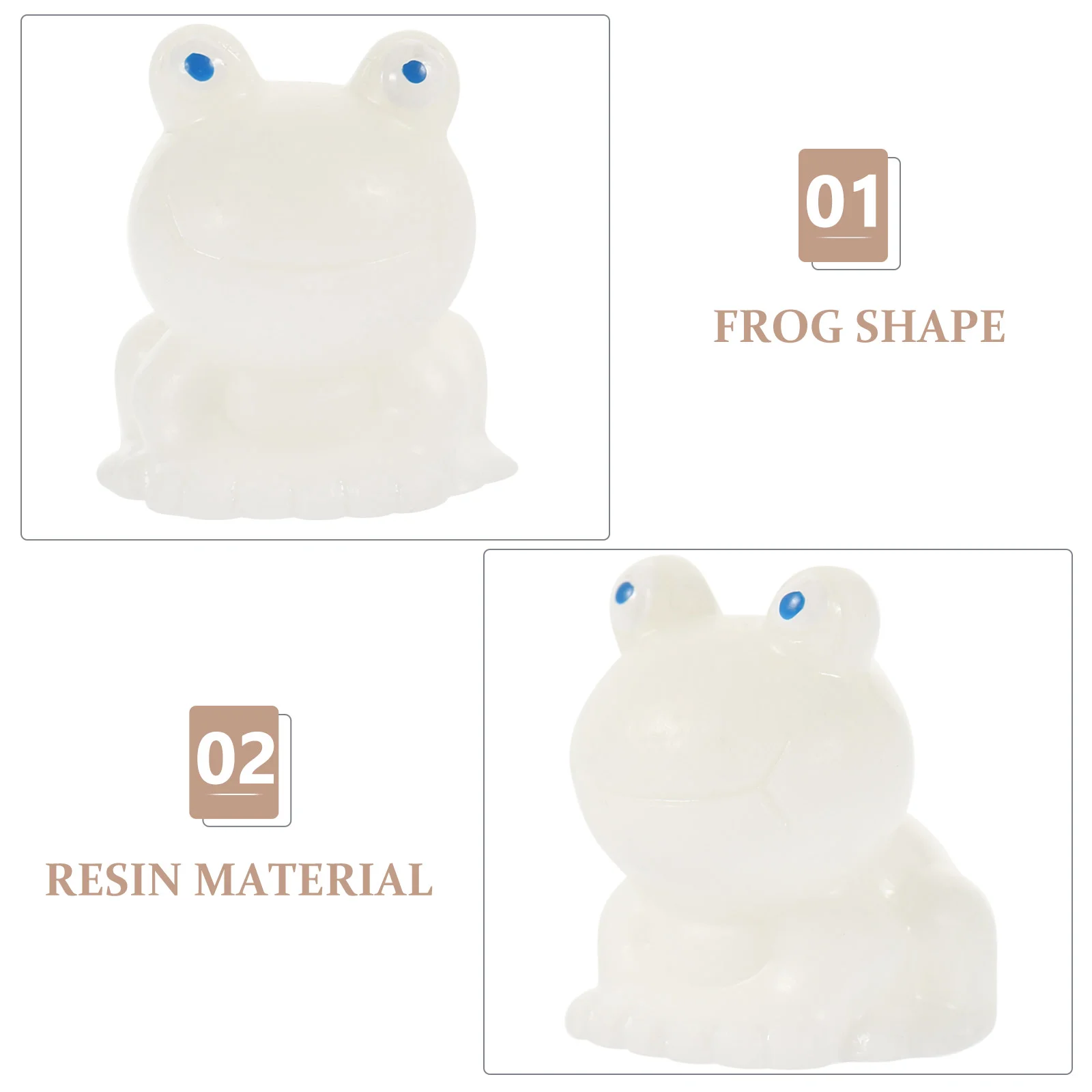 20 шт. фигурка лягушки маленький орнамент садовые уличный декор мини-скульптура