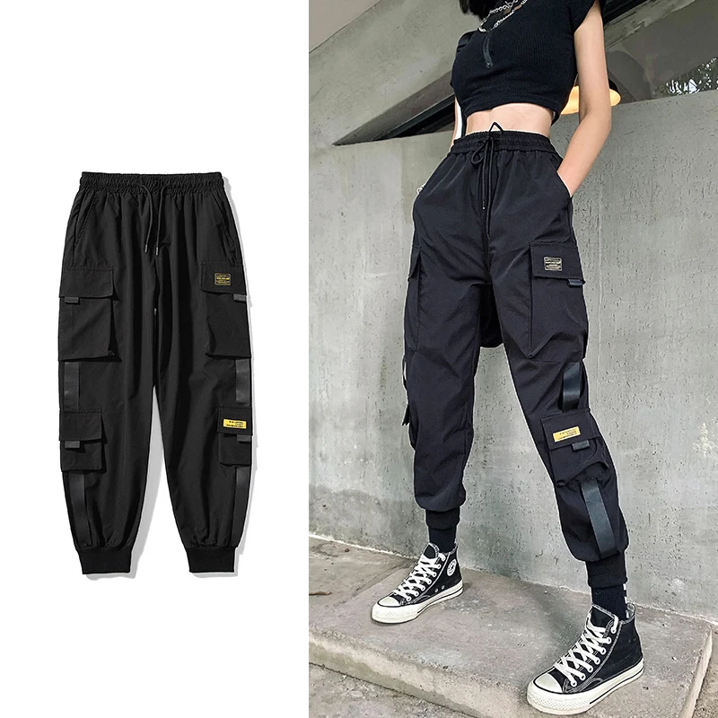 Punk Cargo Pants Women Harajuku Joggers Sweatpants Baggy Casual Loose Trousers Female fashion Techwear streetwear women pants