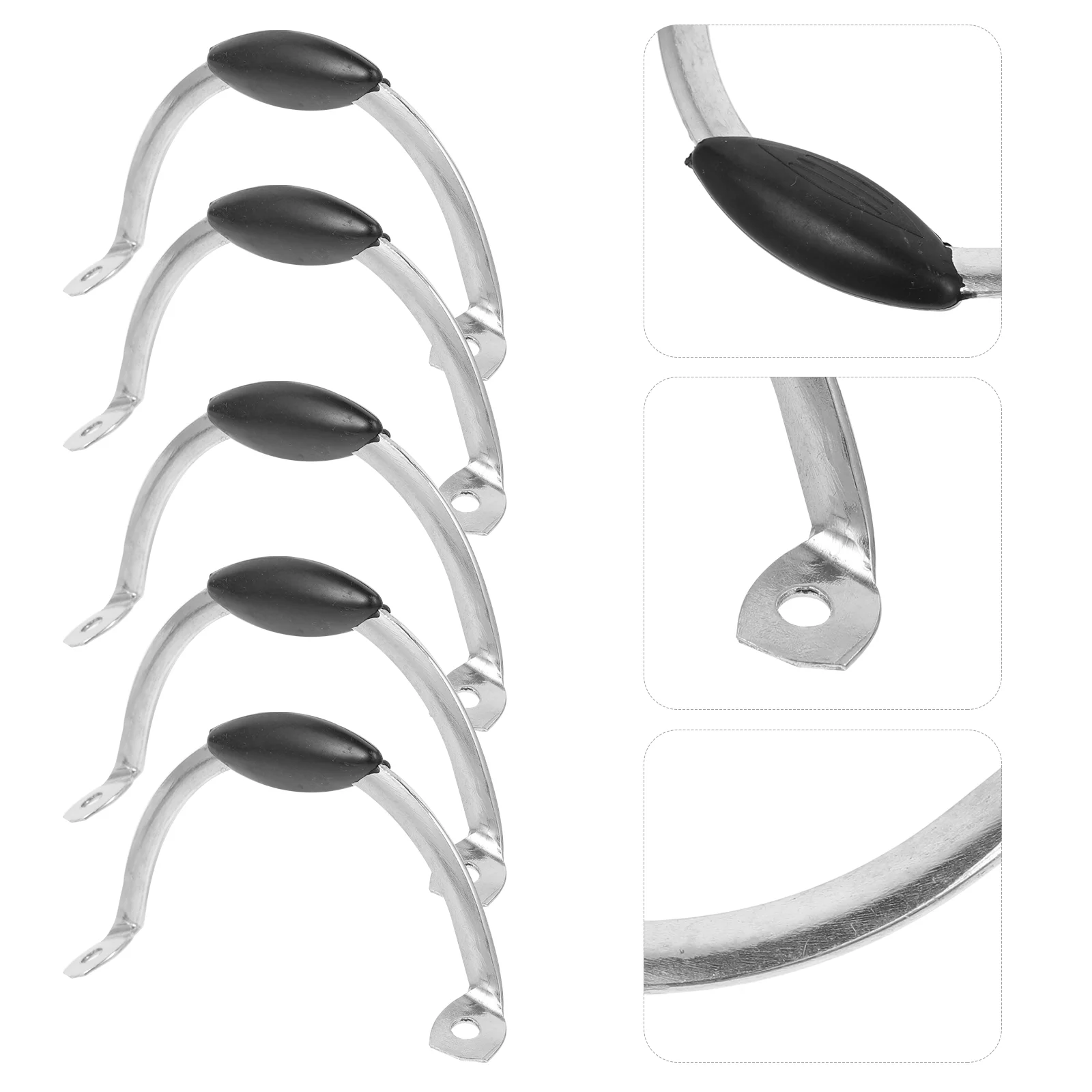 

Handle Pot Pan Side Heat Metal Pans Woks Cover Grip Sleeves Steamer Resistant Steel Stainless Hot Removablehandles Replacement