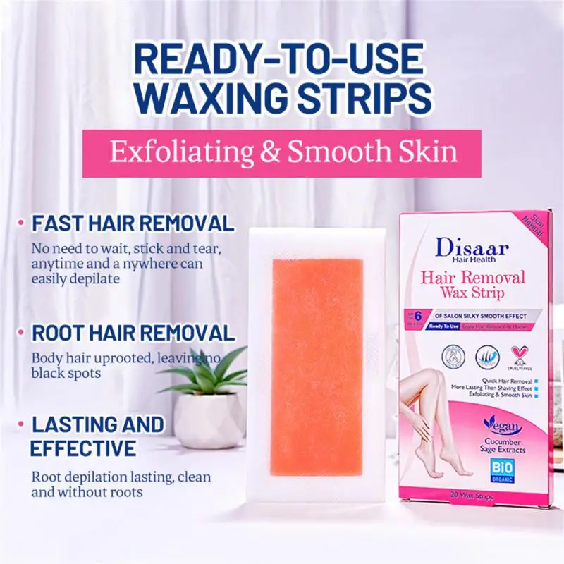 

20/60pcs Removal Nonwoven Body Cloth Hair Remove Wax Paper Rolls High Quality Hair Removal Epilator Wax Strip Paper Roll