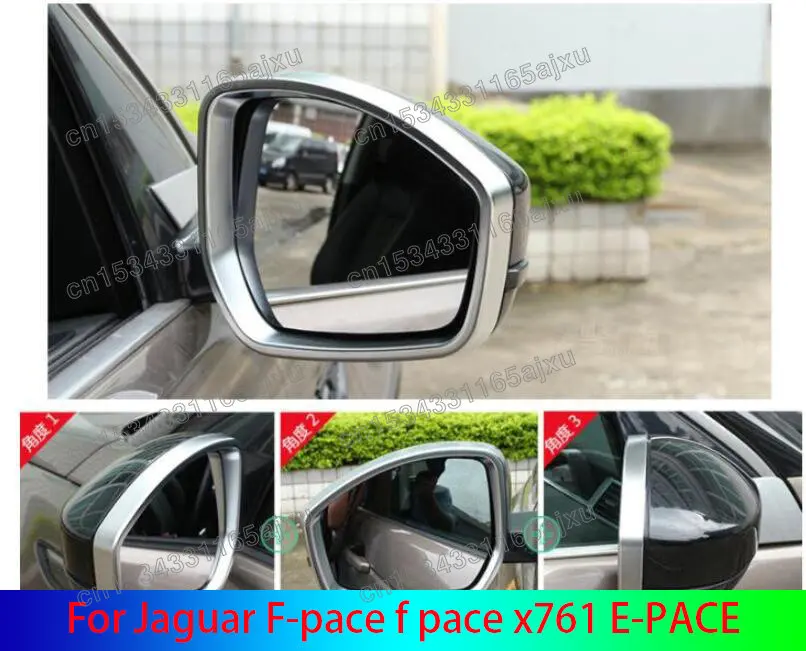 

Автомобильный Стайлинг для Jaguar F-pace f pace x761 E-PACE 2016 2017 2018 ABS Матовый боковой Чехол для зеркала заднего вида отделка 2 шт.