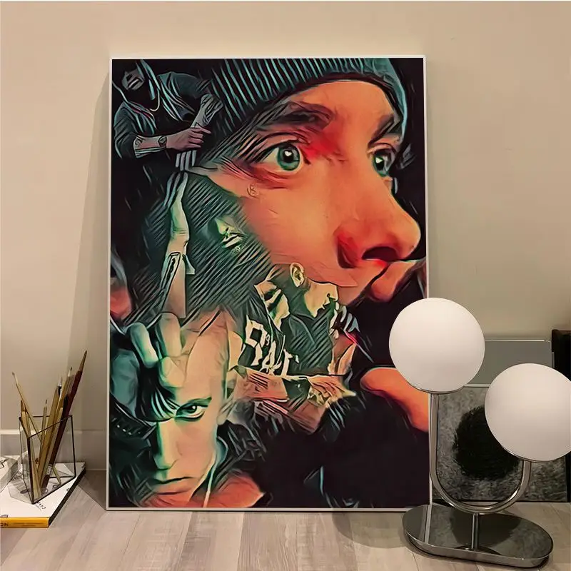 8 мил эминеем хип-хоп Рэперы хорошего качества принты и постеры для гостиной бара