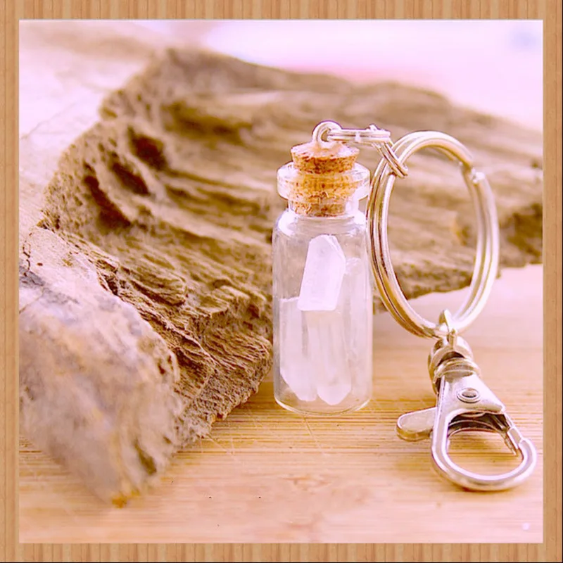 

Crystal key ring/Original Crystal/Awakening/Healing spirit/Reiki/Glass key ring