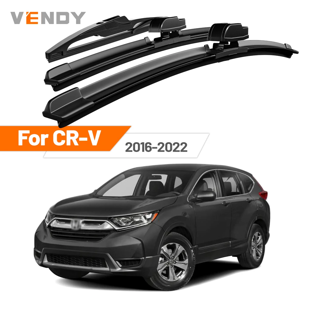 

Для Honda CR-V 2016-2022 (2017, 2018, 2019, 2020, 2021) — Комплект передних и задних щеток стеклоочистителя, аксессуары