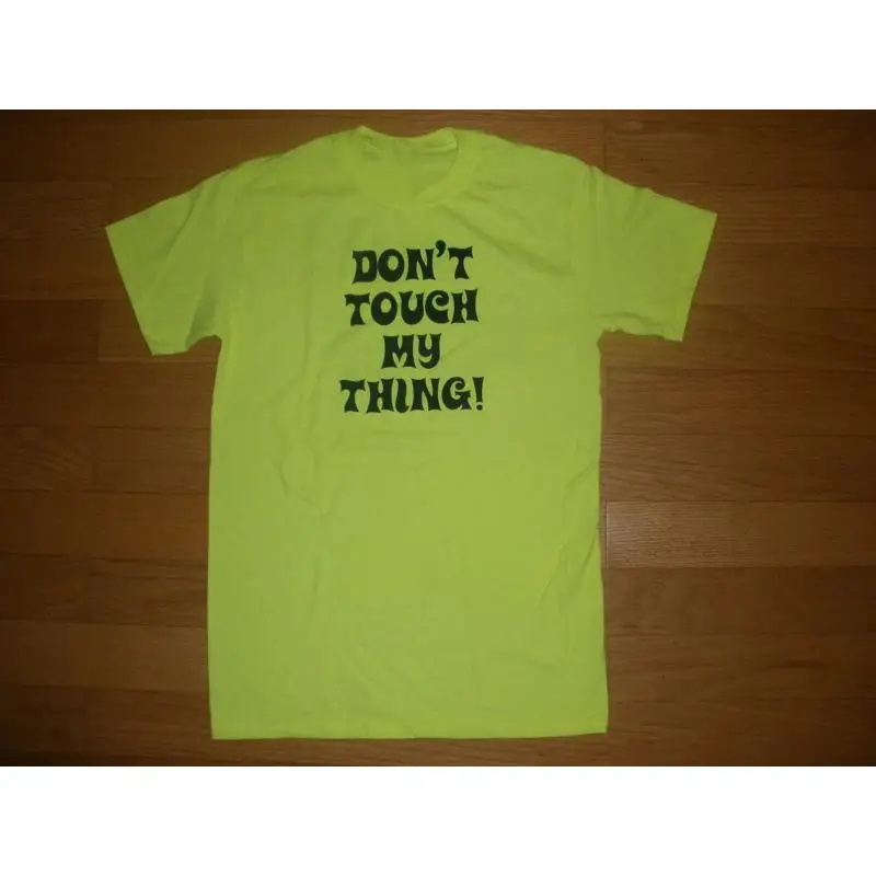 Фото Новая унисекс-футболка Hooters *Dont Touch My Thing неоново-желтого цвета, Clearwater FL, размеры M, L, XL, 2X №1
