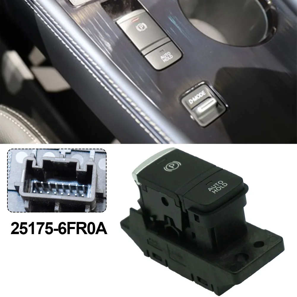 

Электрический переключатель ручного тормоза 25175-6FR0A для NISSAN X-TRAIL T32 R (от 2017 года) для QASHQAI J11 2018-аксессуары для переключателя ручного тормоза