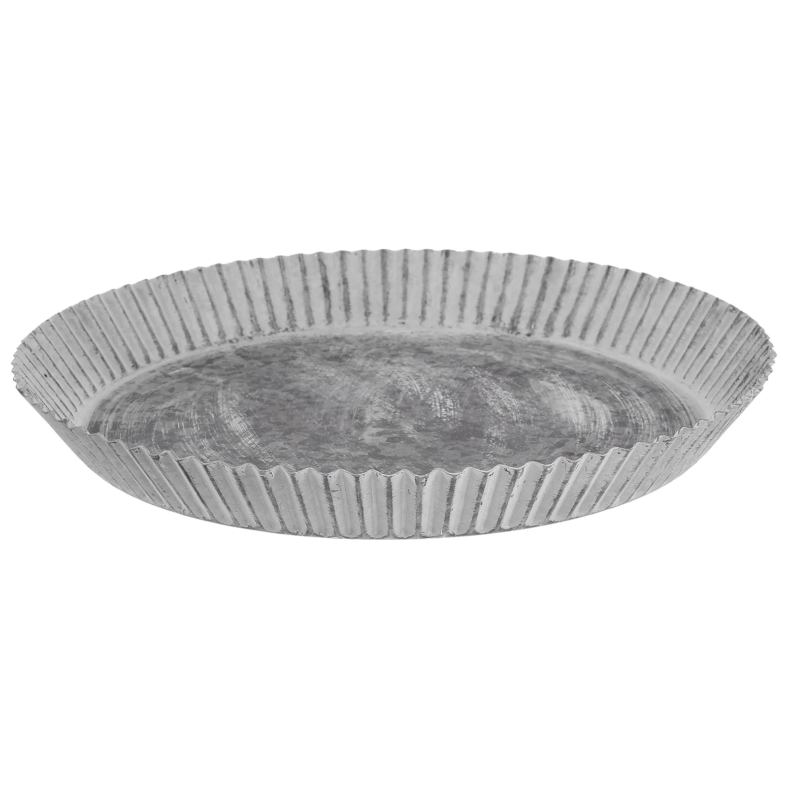 

Metal Plant Saucer Decorative Heavy Duty Tray Rustic Pot Planter Base Flower Pot Drip Water Trays Drainage Tray Planter