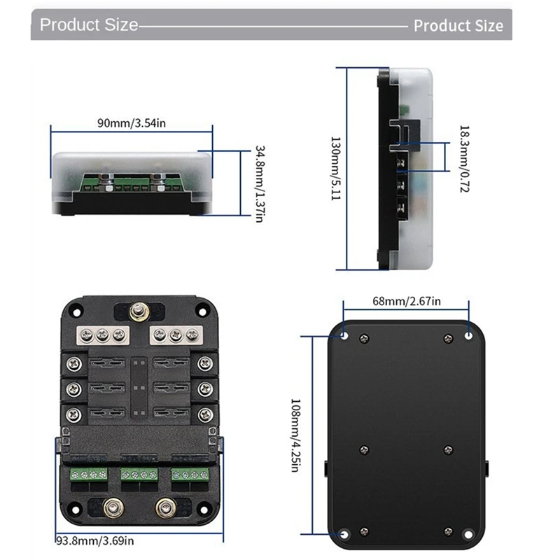 Блок предохранителей для автомобилей кораблей грузовиков лодок отличная