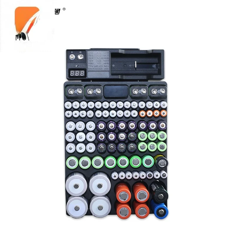 

Органайзер коробка для хранения с тестером батареи подходит для 88 для AA/AAA/C/D/18650/21700