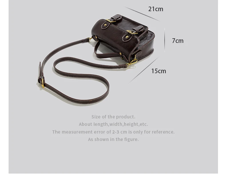 Сумка-мессенджер женская из экокожи винтажный саквояж на плечо в повседневном