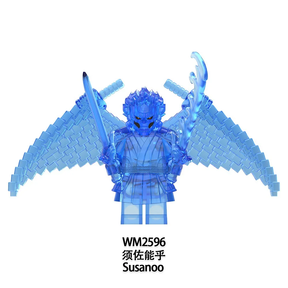 Строительные блоки Наруто Сусаноо WM-блоки WM6167 WM2592 WM2597 аниме мультяшные