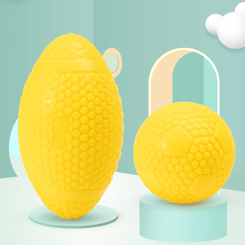 

Newest Dog Squeaky Toys Durable Teeth Cleaning Chewing Ball Puppy Chew Toys Pet Supplies for Dogs