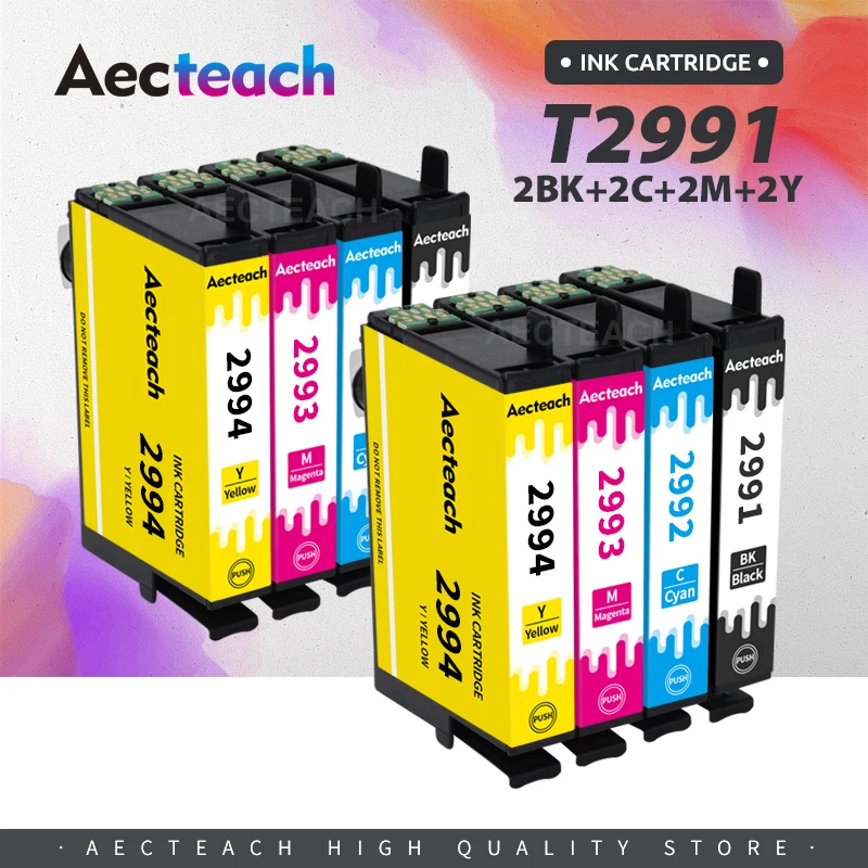 

Aecteach new Replacement T2991 29XL ink cartridge for EPSON XP255 XP257 XP332 XP335 XP342 XP 235 245 247 255 257 332 335 342