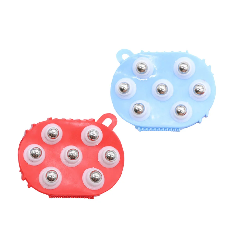 

Massagers Handheld Roller Glovemassaging Steel Body Muscleheld Full Palm Stick Rolling Hand Devices Beads Tools Meridian Home