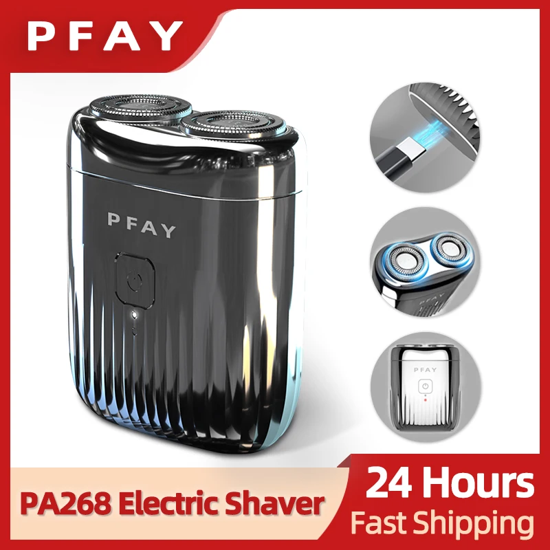 PFAY PA268 Mini Electric Shaver for Men Portable Electric Ra
