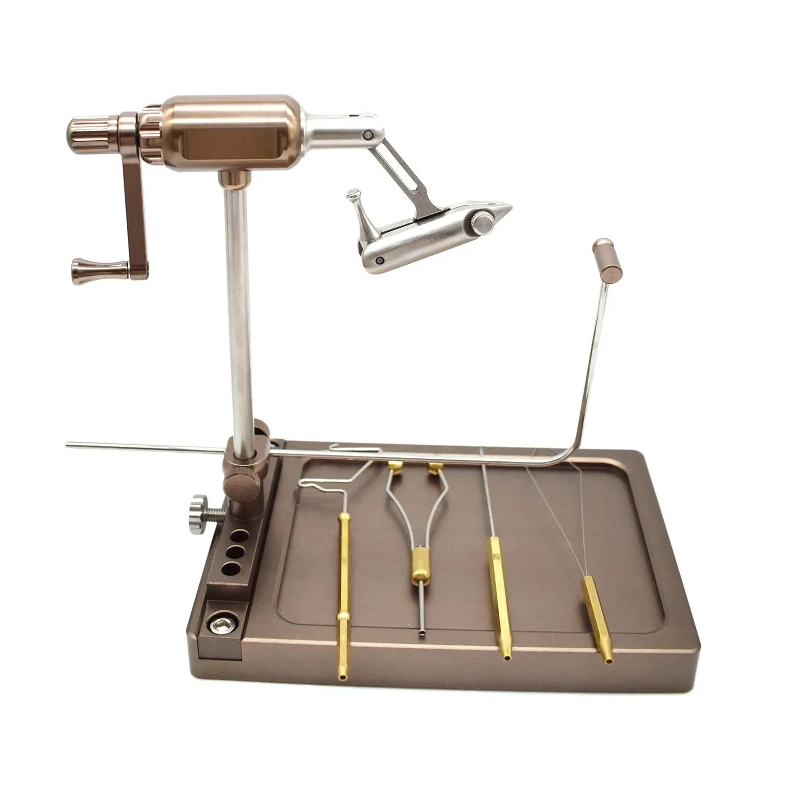 

Fly Tying Vise Table Practical Flies Tying Tool DIY Lure Maker Fly Hook Tool 360 Rotation Multiple Fishing Gear Tools