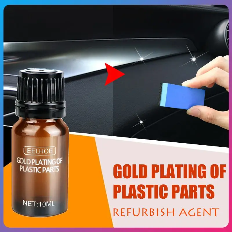 

10ml Practical Car Plastic Parts Refurbish Agent Long-lasting Maintenance Cleaner Oating Paste Car Supplies Universal