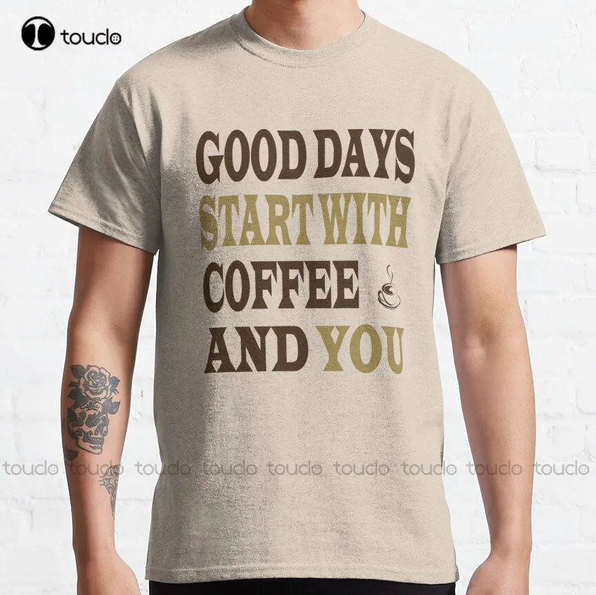 

Cute Take It Away Coffee Designs Classic T-Shirt Cat Shirts For Women Custom Aldult Teen Unisex All Seasons Gd Hip Hop Retro New