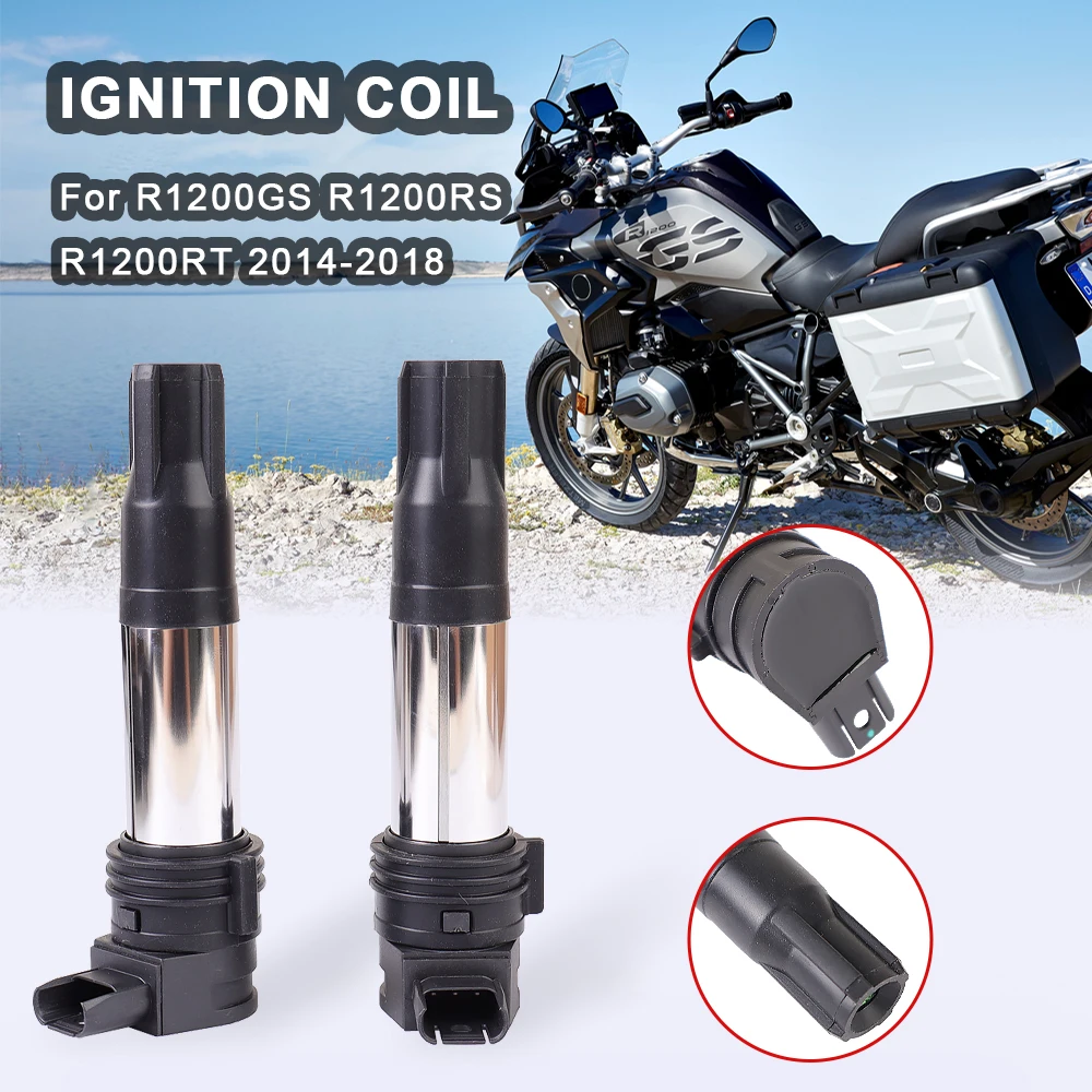 Фото Катушка зажигания для мотоциклов BMW R 1200 GS R1200GS R1200RT 2014-2018, R1200 R1200RS 2015-2018, артикул 8526677-02, 12138526677, аксессуары №1