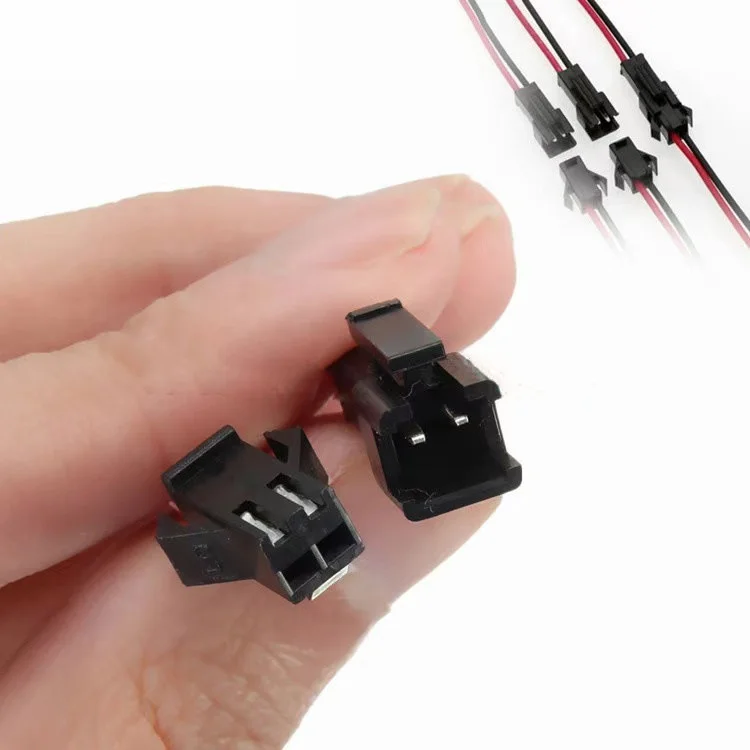 10 Pairs 12CM JST SM 2 Pins Plug Male and Female Wire Connector Cable Pigtail For LED Strip Light Tape Lamp | Обустройство дома