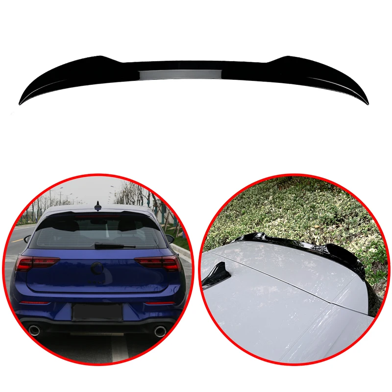 Спойлер Maxton Style ABS заднее крыло глянцевое черное или углеродное волокно для VW