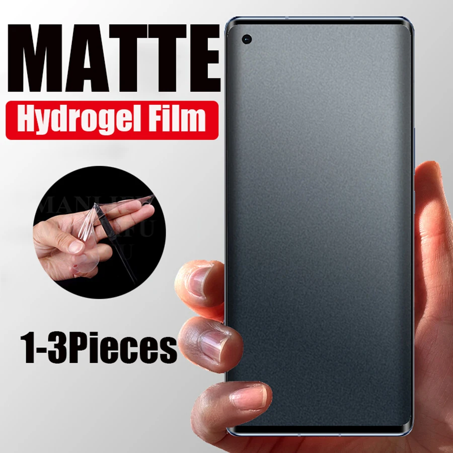 3 шт. матовая Гидрогелевая пленка для защиты экрана OnePLus 7T 6T 5T 8T Pro полное покрытие