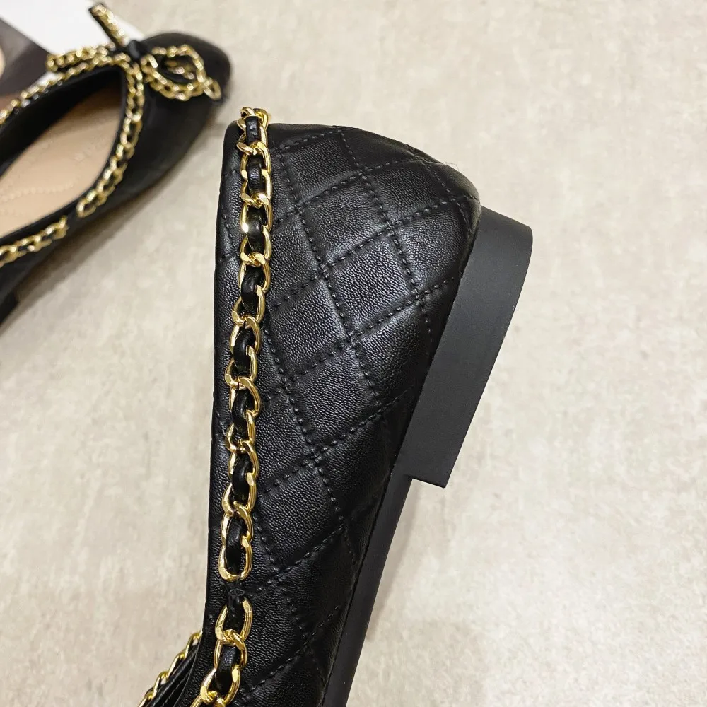 2022 NEWEST Women's Flat Shoes Spring Autumn Bowtie Shallow Casual Loafers Office Ladies Work Driving Party Ballet Flats Shoes