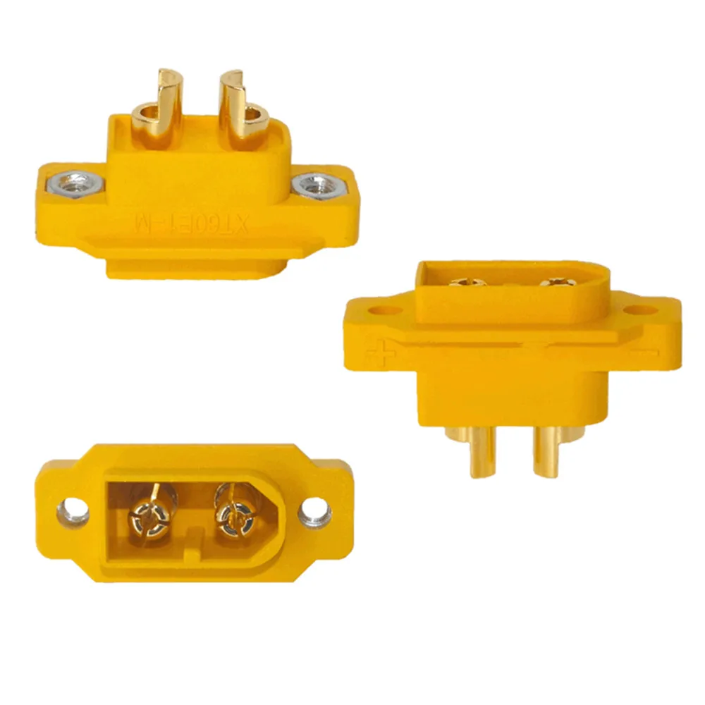 5Pcs/Lot XT60E-M XT60 Male Plug Connector For Racing Models/Multicopter Fixed Board/ DIY Spare Part Car Drone Toys - купить по