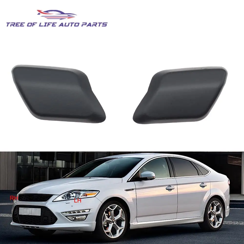 

For Ford Mondeo 2007 2008 2009 2010 2011 2012 Front Headlight Washer Nozzle Cover Headlamp Water Spray Jet Cap 7S7113L019AD